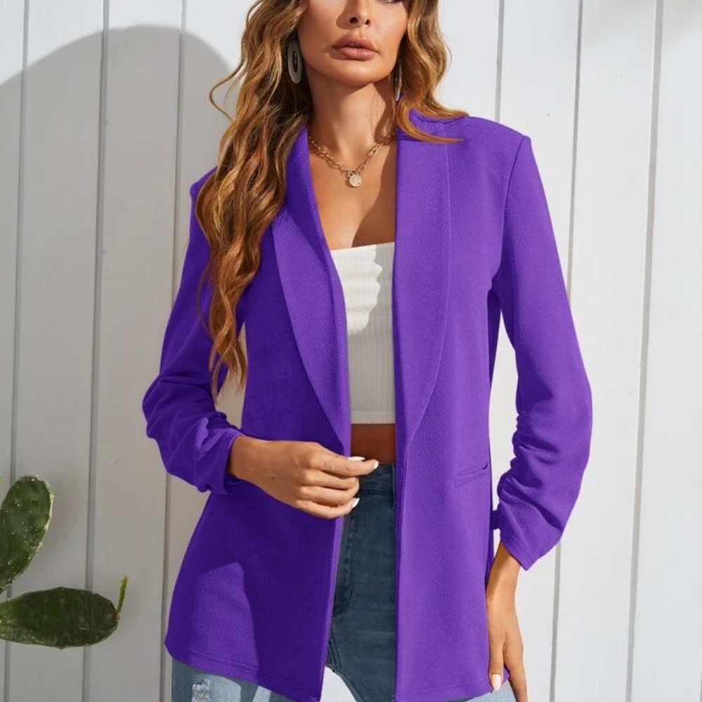 Women's Purple Blazer
